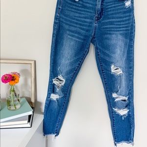 PacSun High Rise Ankle Crop Jean 23S